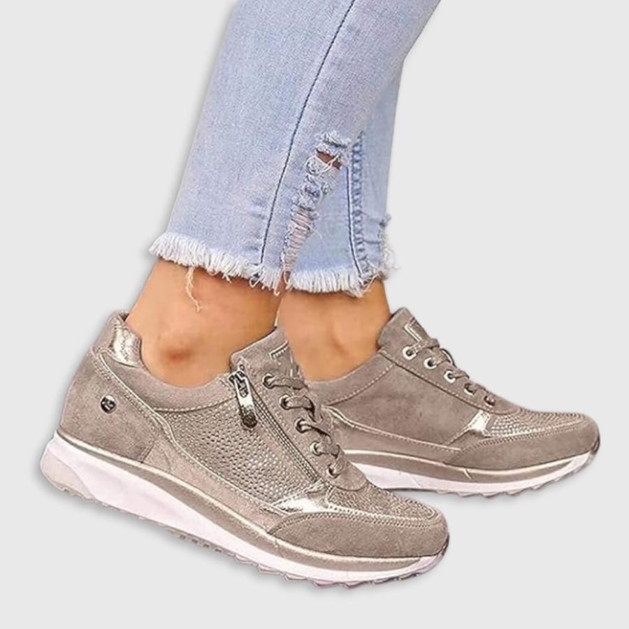 Ginette | Zip-Up Orthopaedic Sneakers