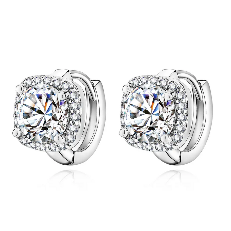 Nadine square earrings - Gold