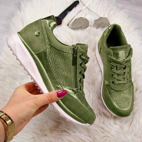 Ginette | Zip-Up Orthopaedic Sneakers
