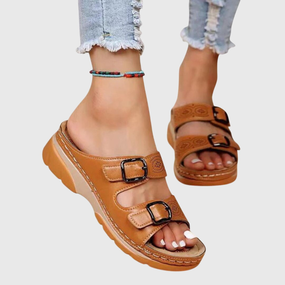 Olivia™ | Orthopaedic Leather Sandals