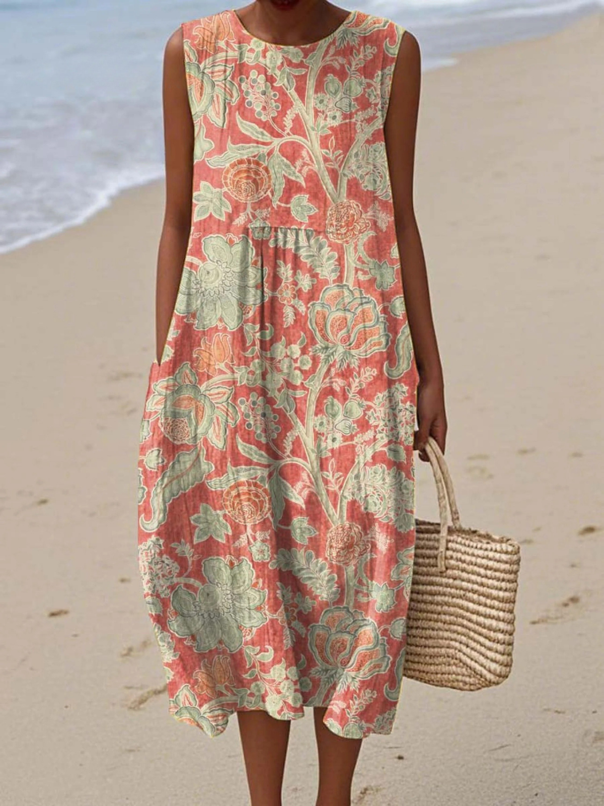 Sharlene™ - Vintage Floral Wrap Dress
