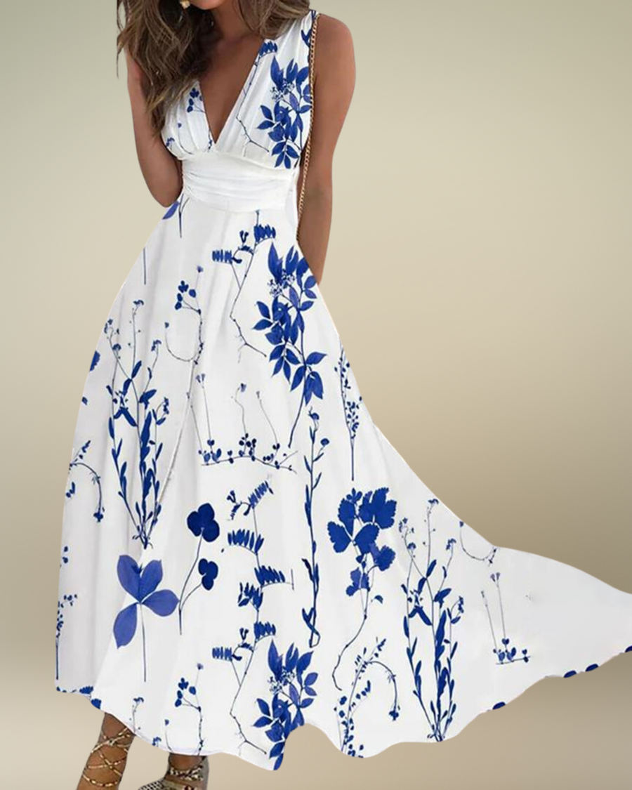MIRIANNE™ - Timeless Floral Maxi Dress