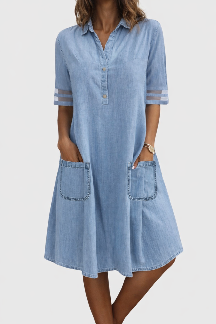 Gemma | Denim Dress that Flatters the Figure