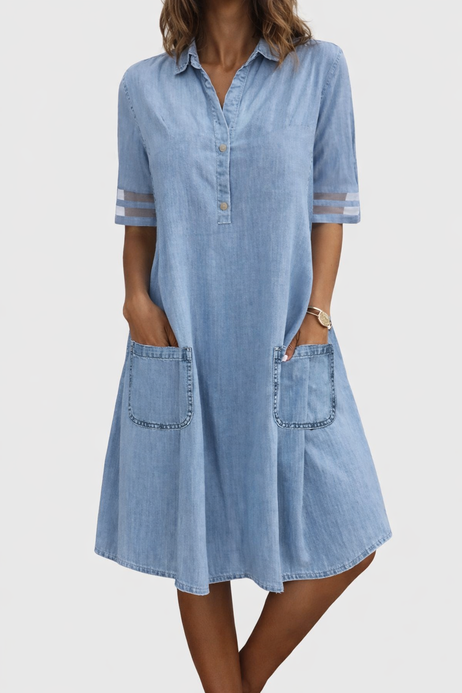 Gemma | Denim Dress that Flatters the Figure
