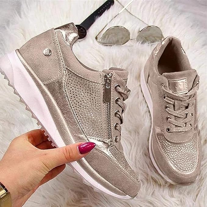 Ginette | Zip-Up Orthopaedic Sneakers
