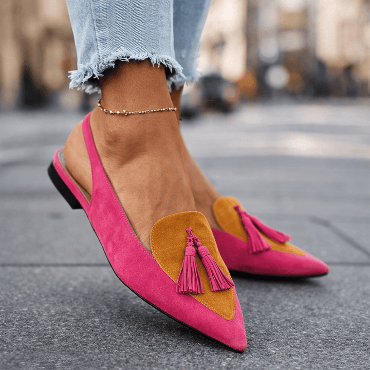 Eliza | Sandals with straps and tassels