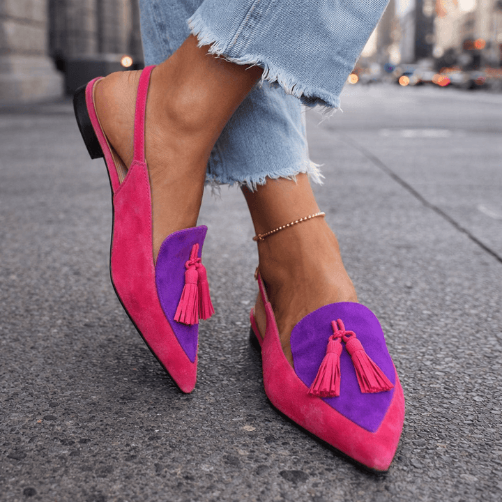 Eliza | Sandals with straps and tassels