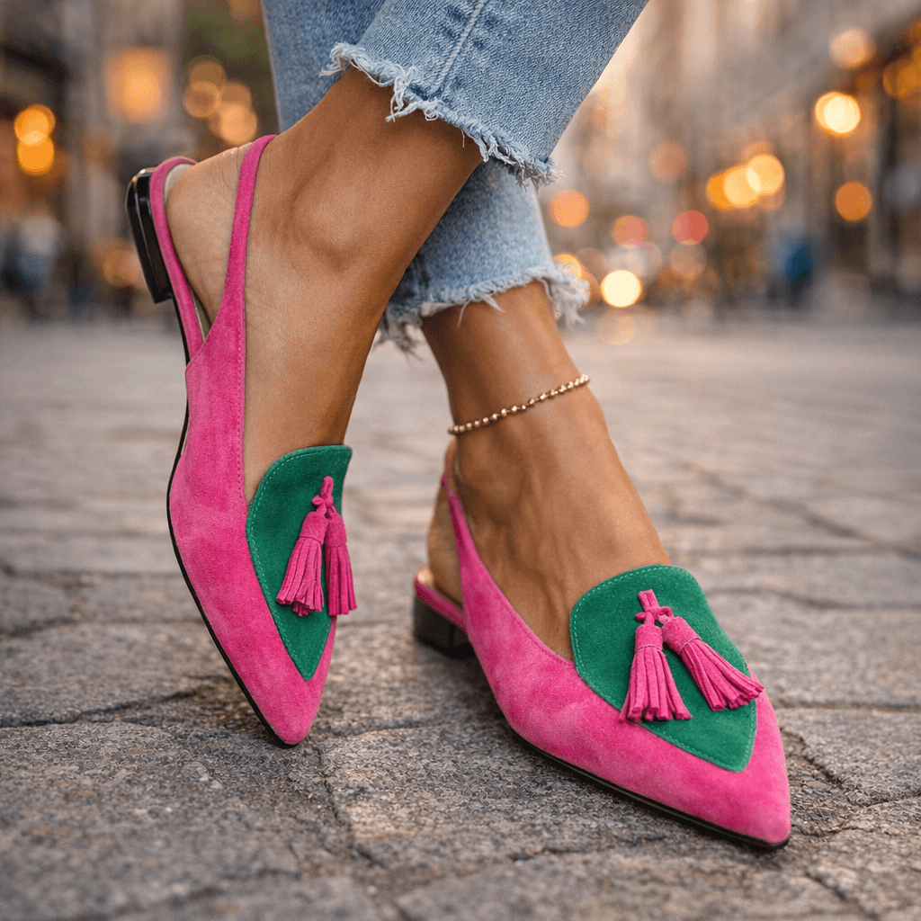 Eliza | Sandals with straps and tassels