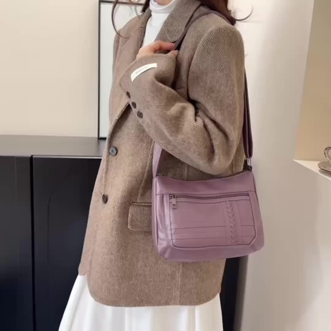 Elara™ Vintage Crossbody Shoulder Bag