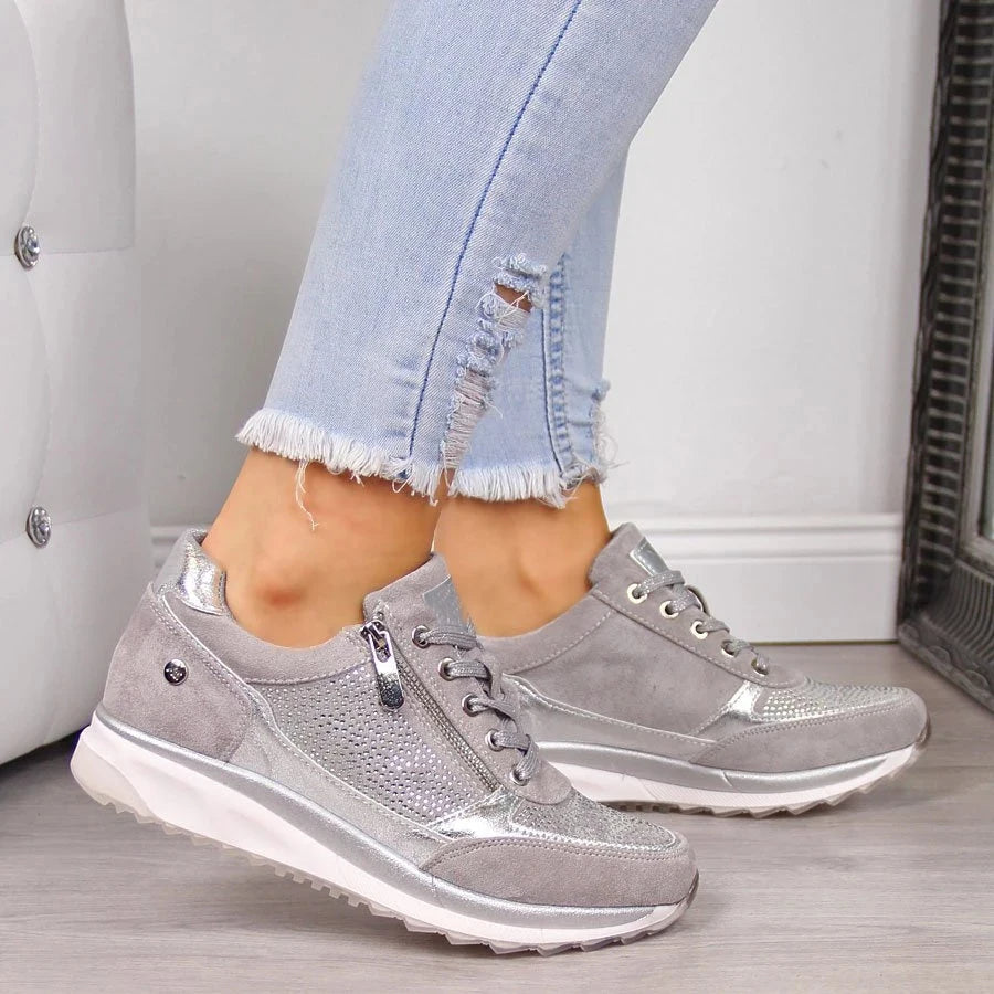 Ginette | Zip-Up Orthopaedic Sneakers