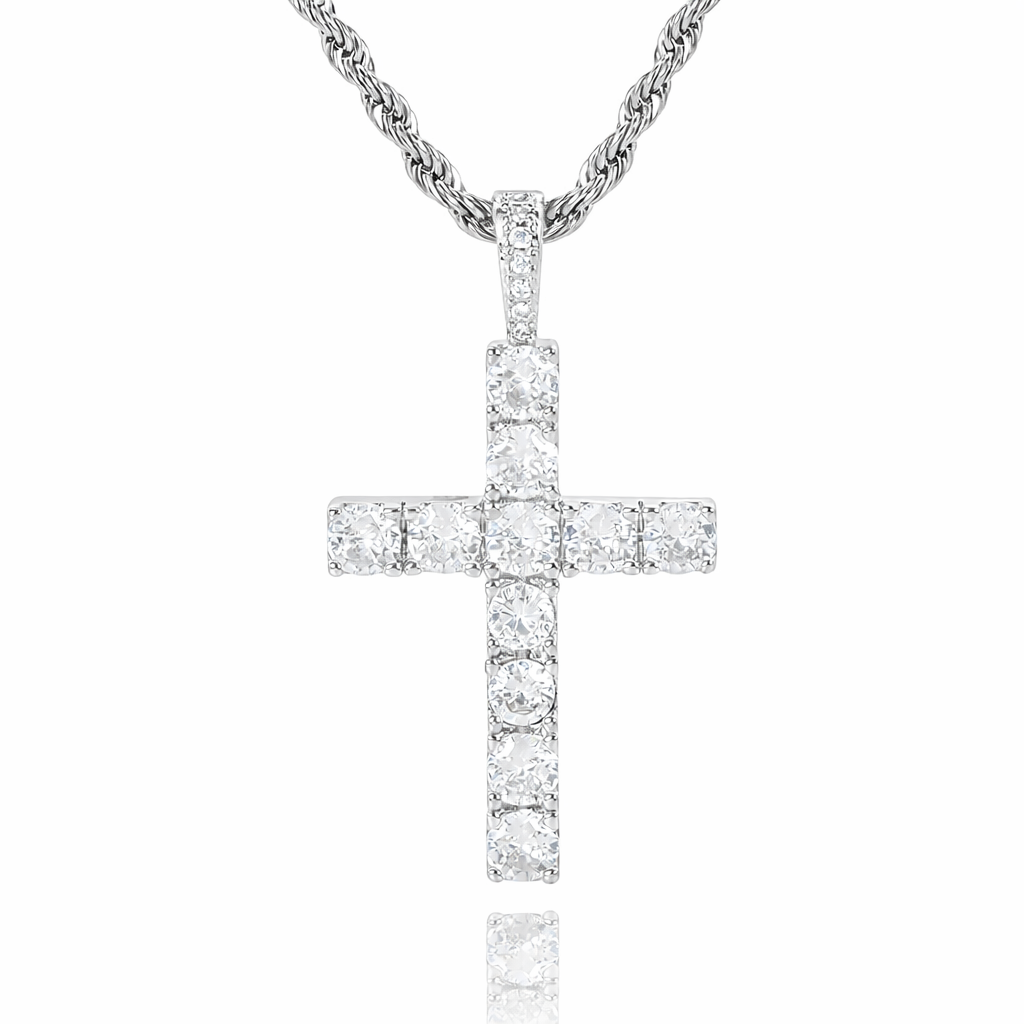Cross necklace | Gold