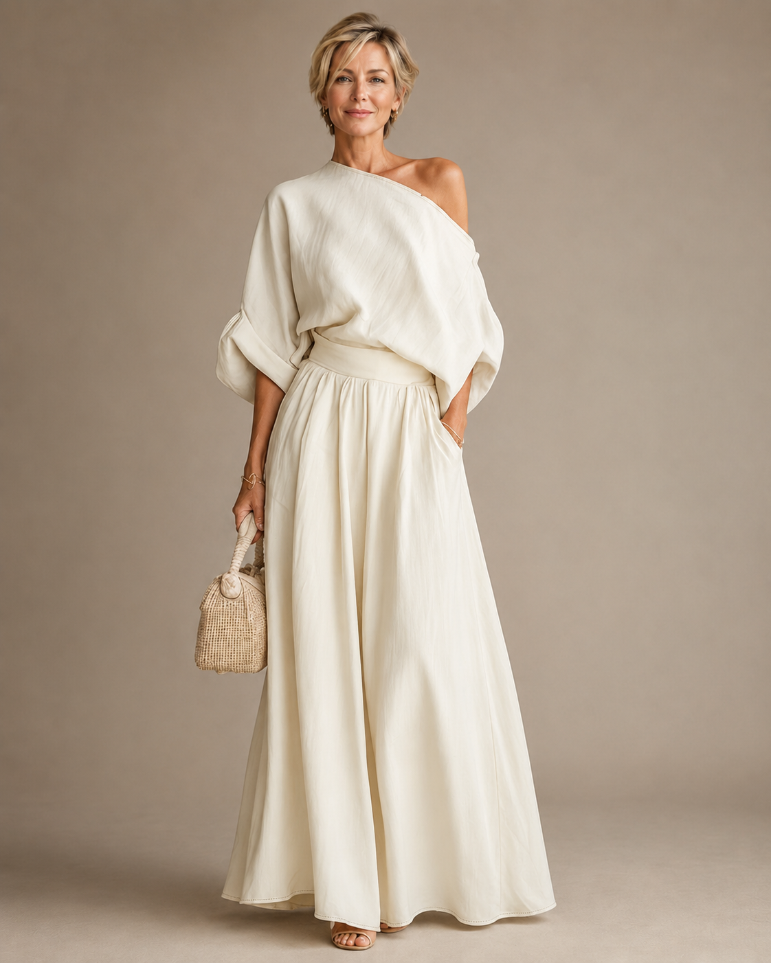 Eleanor™ | Elegant Linen Maxi Dress