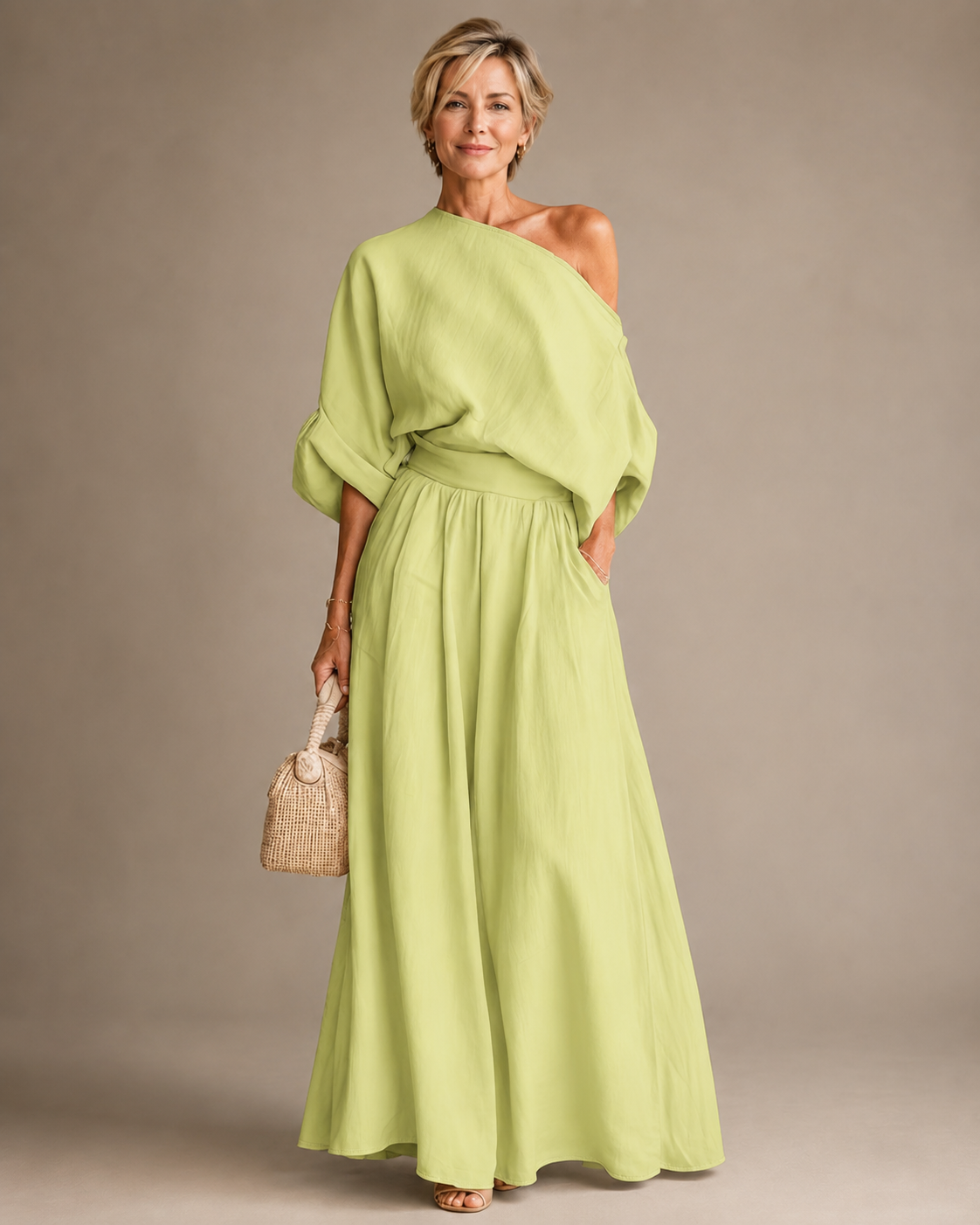 Eleanor™ | Elegant Linen Maxi Dress