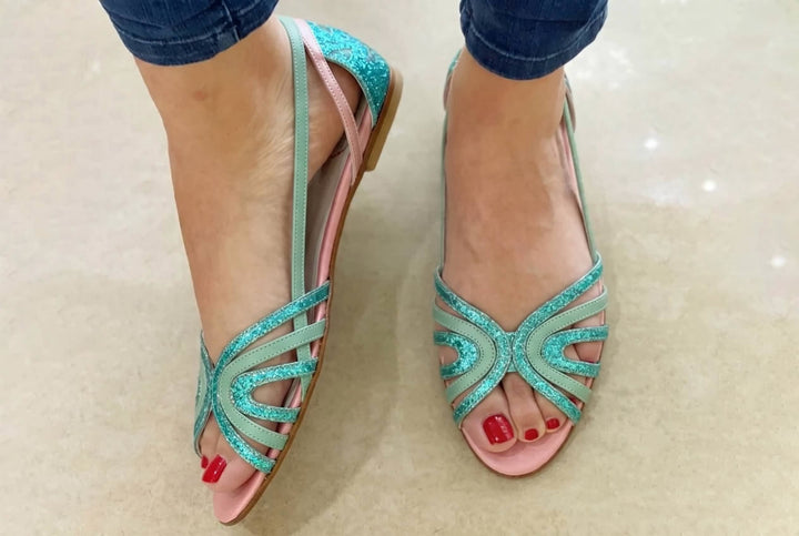 Talia - Golden Summer Glow Sandals