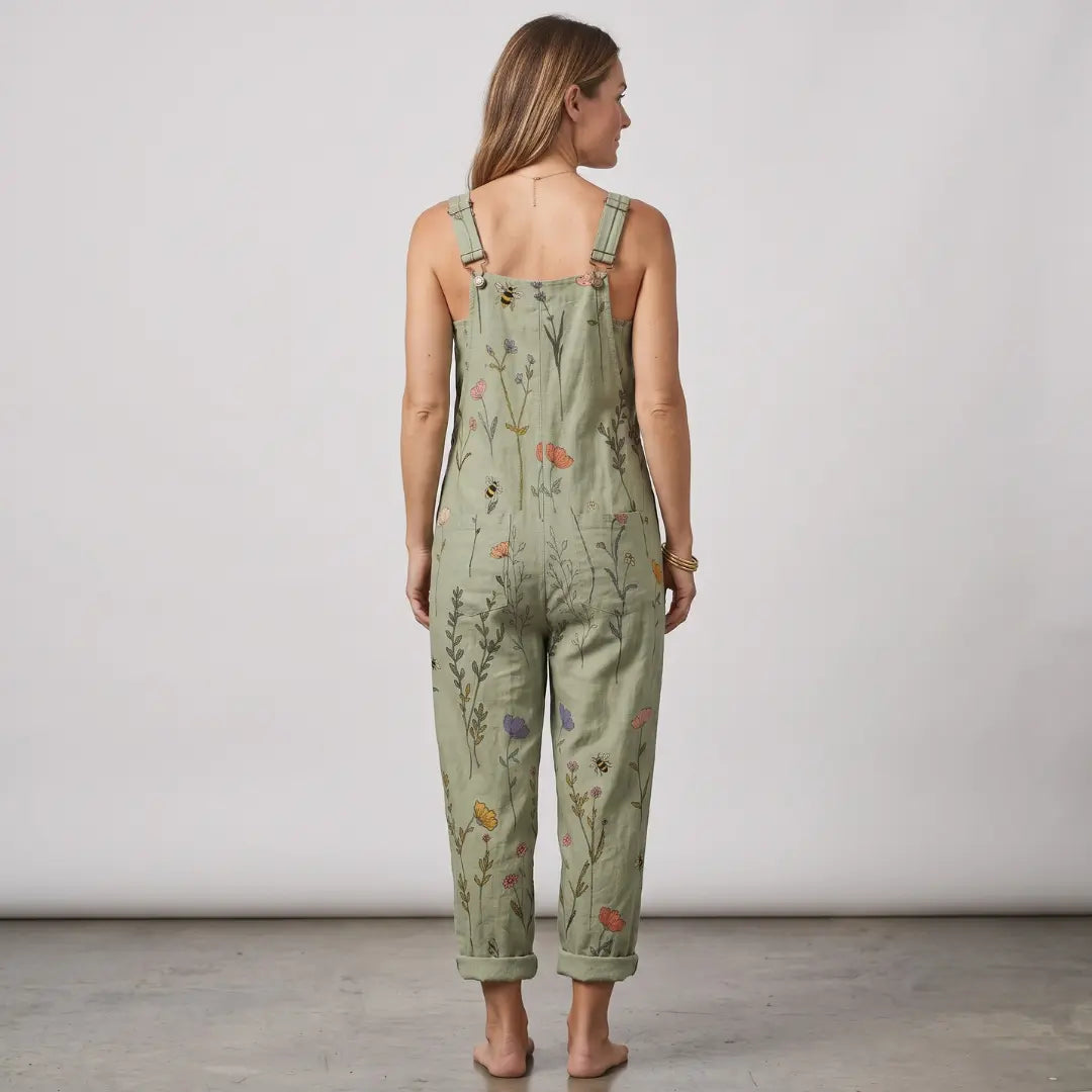 Comfortable Printed Dungaree