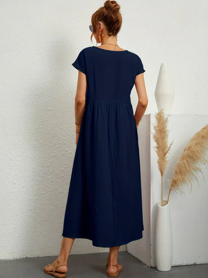 Gabrielle™ — Timeless Elegance Midi Dress