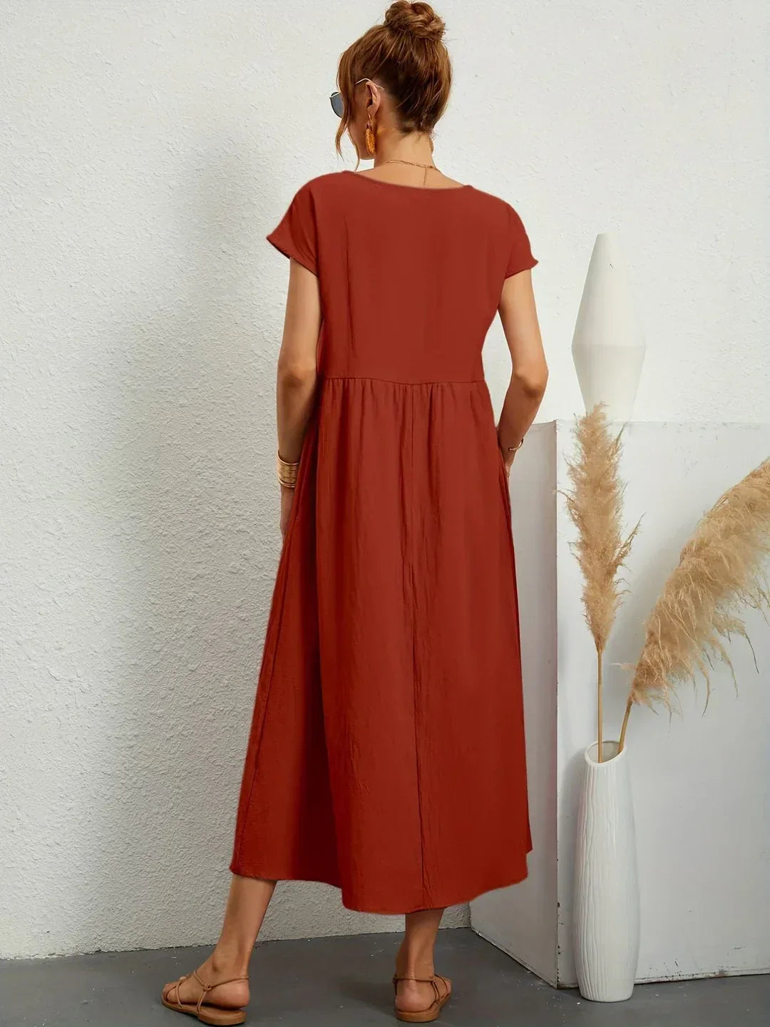 Gabrielle™ — Timeless Elegance Midi Dress