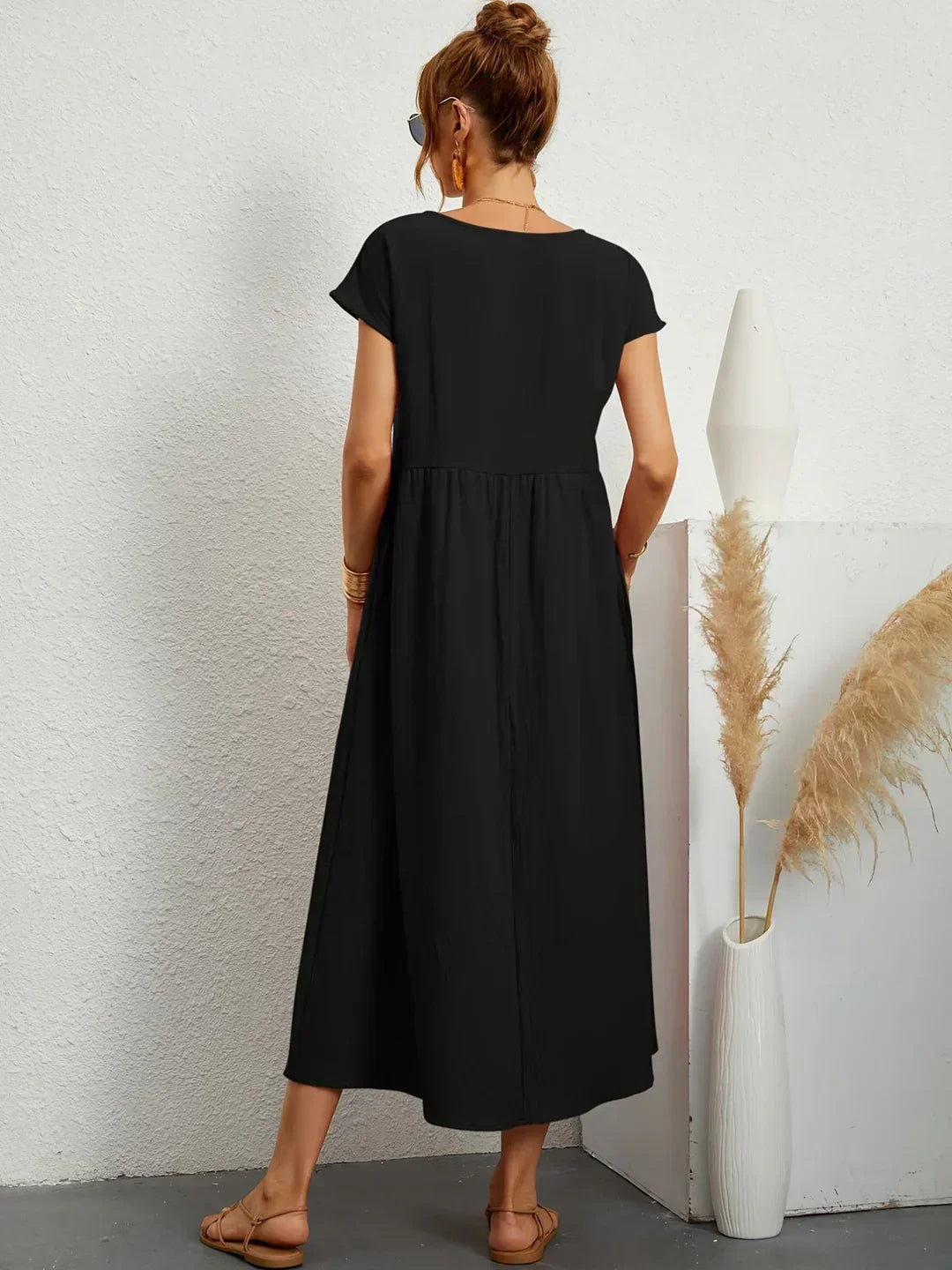 Gabrielle™ — Timeless Elegance Midi Dress