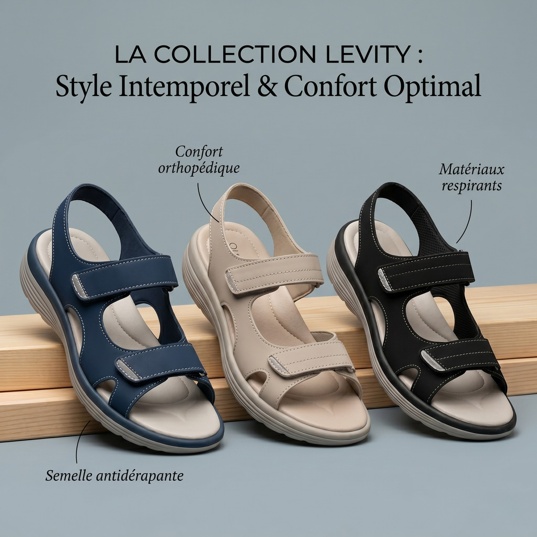 DELACROIX | Sandales Confort Ajustables Sophie