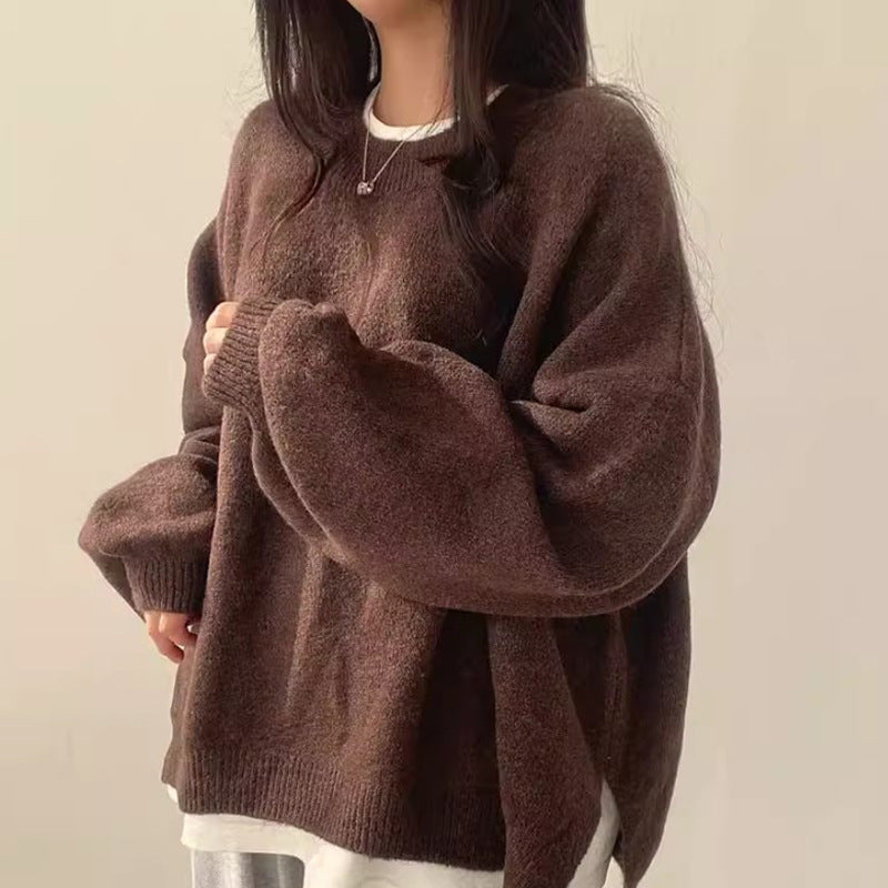 VIOLETTA™ - Cozy Long Sleeve Round Neck Knitwear Sweater