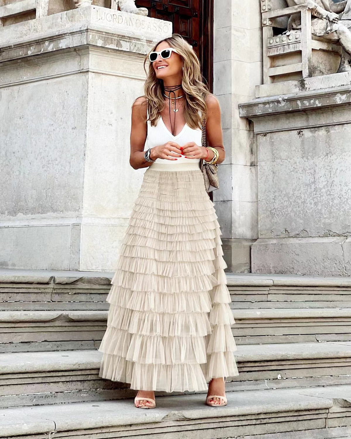 JOAN™ - Elegant Maxi Layered Cake Skirt