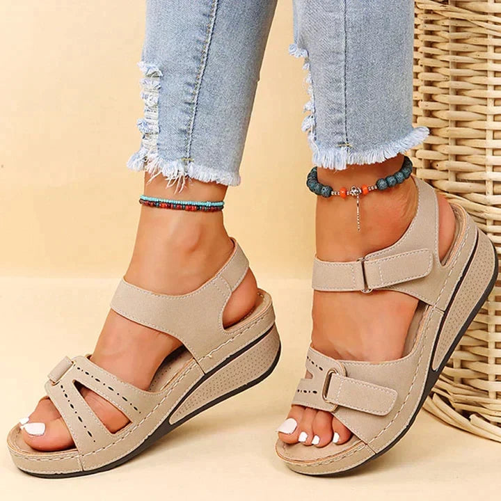 Sandy Wedge Orthopaedic Sandals