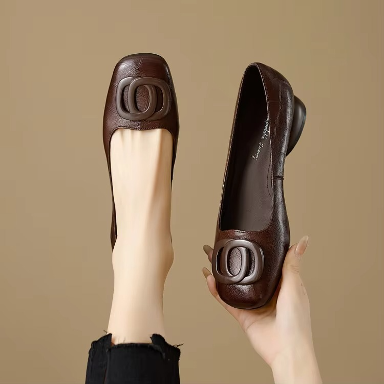 Sophia | Elegant Leather Flats for Women