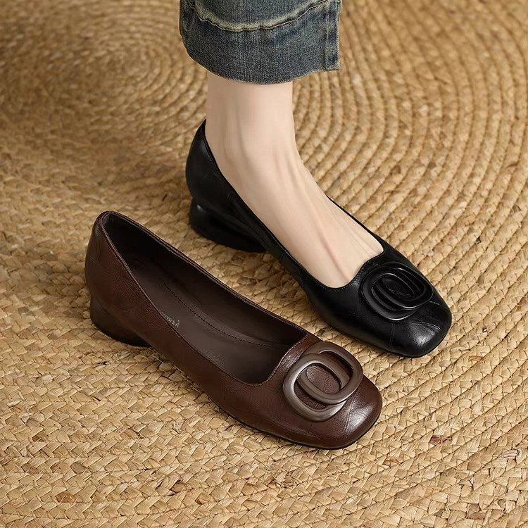 Sophia | Elegant Leather Flats for Women