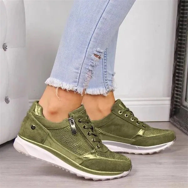 Ginette | Zip-Up Orthopaedic Sneakers