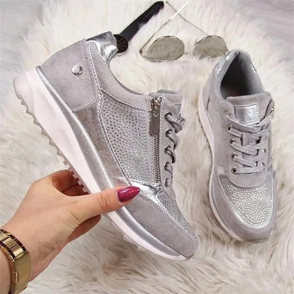 Ginette | Zip-Up Orthopaedic Sneakers