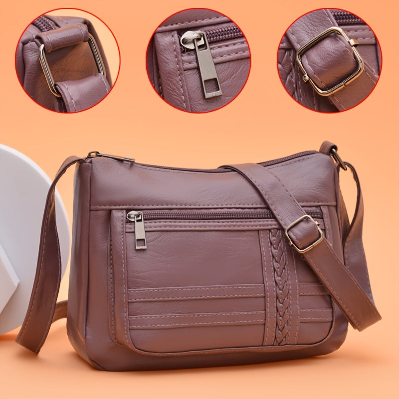 Elara™ Vintage Crossbody Shoulder Bag