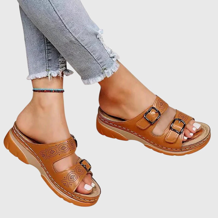 Olivia™ | Orthopaedic Leather Sandals