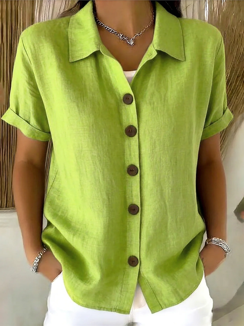 Avery™ Button Front Blouse