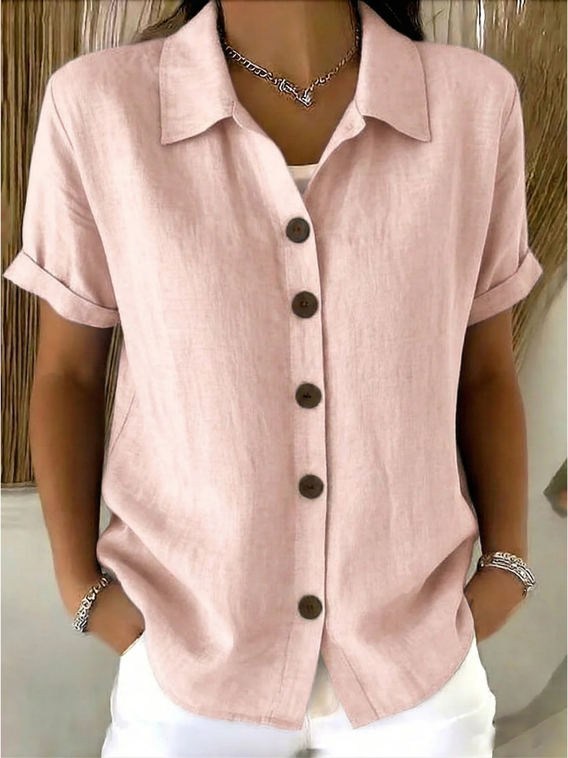 Avery™ Button Front Blouse