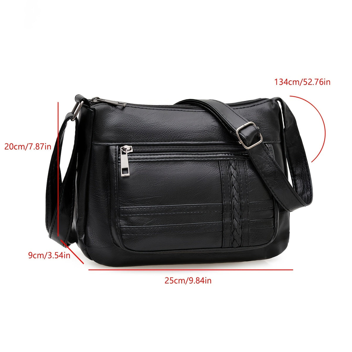 Elara™ Vintage Crossbody Shoulder Bag