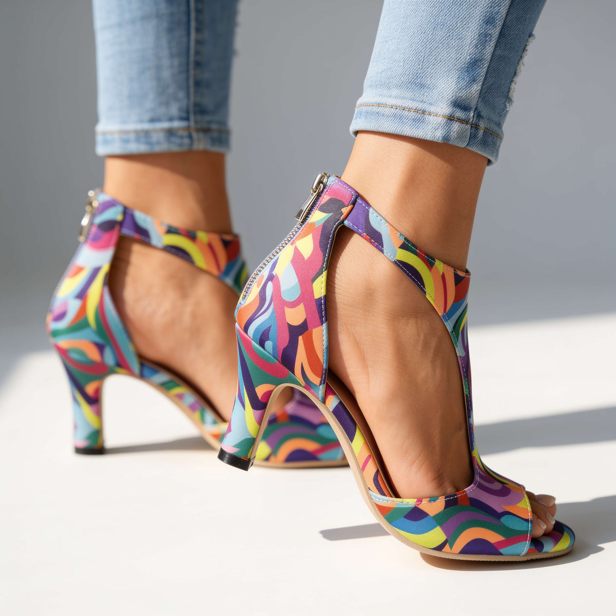 Savannah I T-Strap Heels