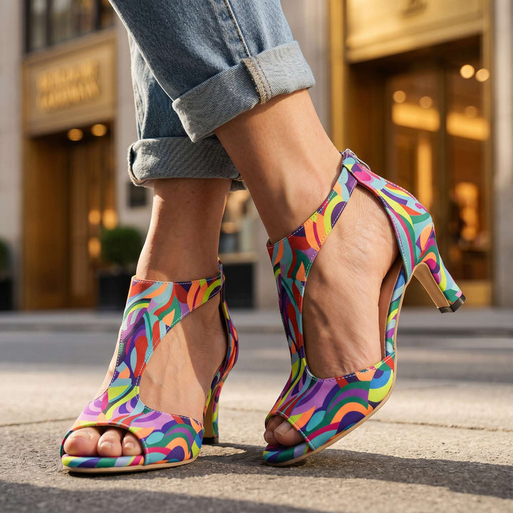 Savannah I T-Strap Heels