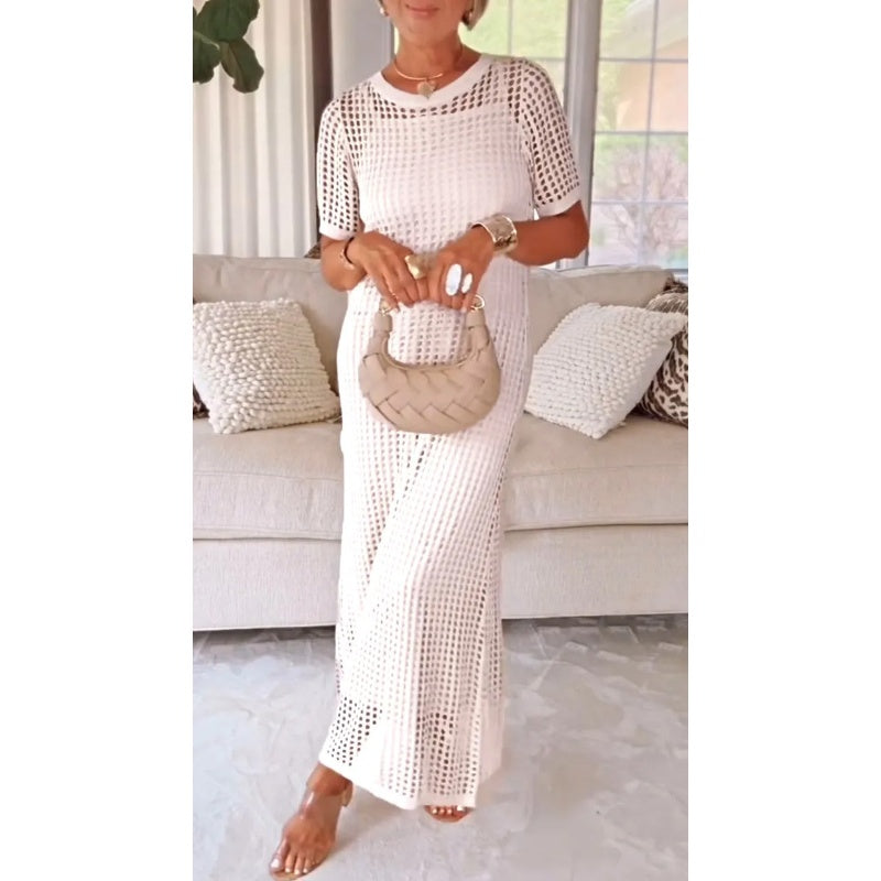 Elowira Layered Cut-Out Maxi Dress Set